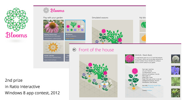 Blooms Win8 App